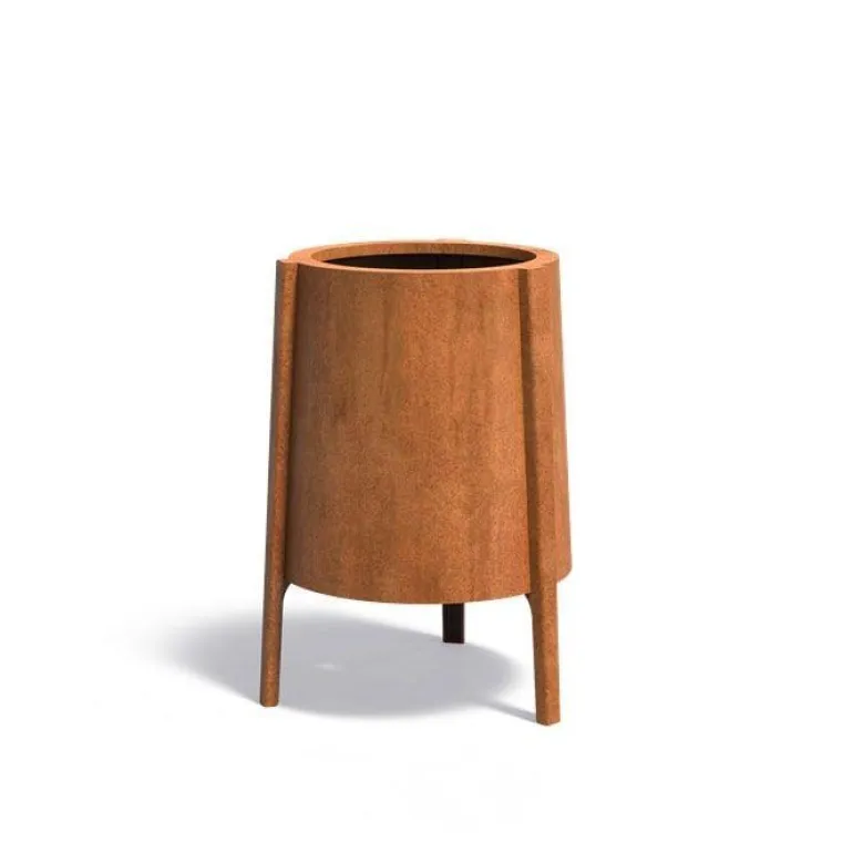 Adezz Botan krukker i rust med ben - 4 modeller