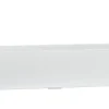 Aflang plantepotte i hvid glasfiber - 80x20x20cm