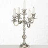 5 armet bordlysestage i aluminium 50cm / Varas