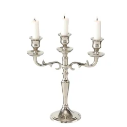 3 armet lysestage til bord - 26cm / Varas