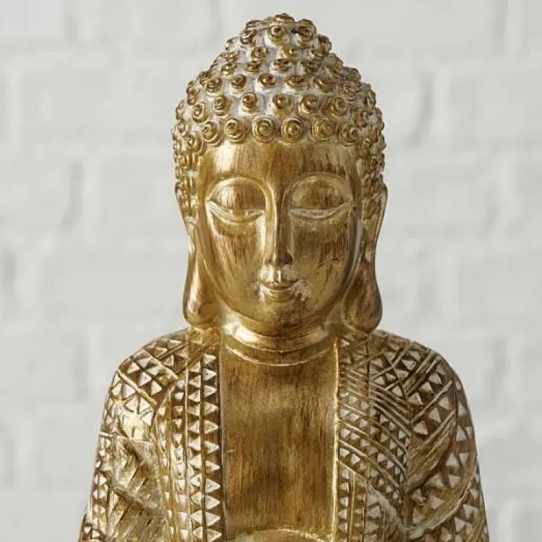 Buddha figurer i sæt / Dilara gold antique