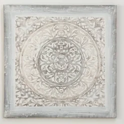 Canvas ornament billeder - hånd dekoreret med oliemaling 100x100 / SÆT / AFHENTNING