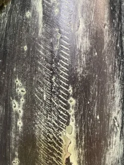 80cm høj krukke / vase i rustik patineret fiberbeton - 2 farver