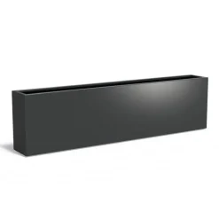 80cm høj plantekasse i aluminium / Antrazit - op til 300cm