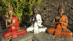 20cm Thai Buddha / 3 farver