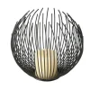 Cylon lysestage i jern med lys - Ø.24cm
