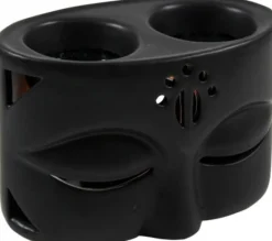 Dobbelt aroma lampe sort/hvid