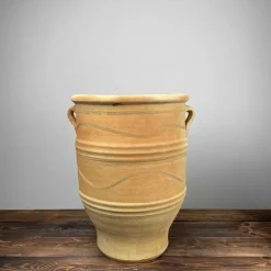 Græsk krukke i Terracotta med ører - H.50cm + H.60cm