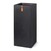 Høj krukke smooth black - 79cm - Livstidsgaranti