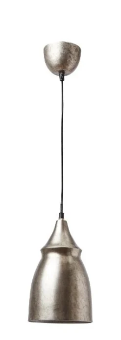 Høj smal pendel / køkkenlampe i aluminium