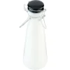 Hvid flaske i glas med sort patentprop - 0,5L - 24stk Afhentning