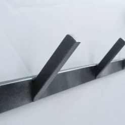 Knagerække / Coat Hanger i aluminium - 90cm - 9 kroge