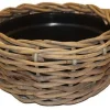 Lav rund Pilekrukke med fast indsats (Drypot) - Ø.56cm