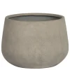 Lav sand / beige krukke H.30xØ.42cm