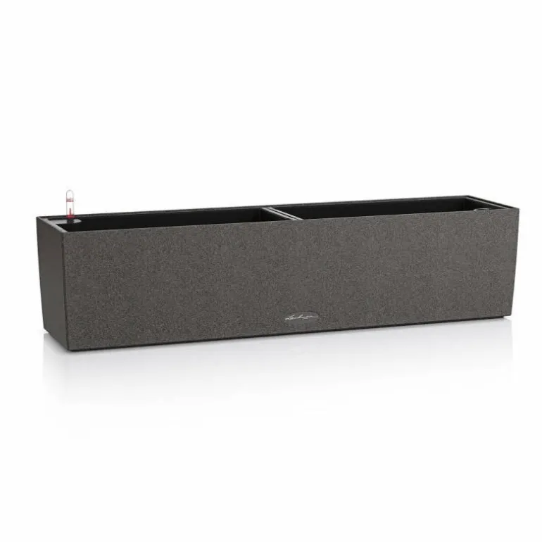 Lechuza blomsterkasse / altankasse Stone / selvvanding - 4 farver