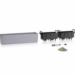 Lechuza blomsterkasse / altankasse Stone / selvvanding - 4 farver