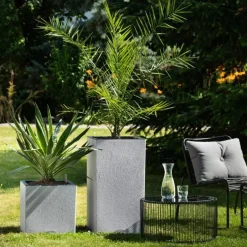 Lechuza Canto Slatestone skifer look Lav - 30x30 + 40x40 - Grafit eller Grå