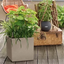 Lechuza Canto Stone Struktur Lav - 30x30 + 40x40 - 4 farver - M/U Hjul
