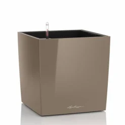 Lechuza Cube Premium med selvvanding - 30cm + 40cm + 50cm - 6 farver - M/U Hjul