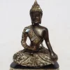 Lille Sand/Sølv Buddha På Sokkel