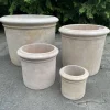 Lyse Terracotta Krukker - 4stk i sæt