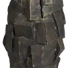 ROCA - Krukker med cubes i antik guld - H.90xØ.50