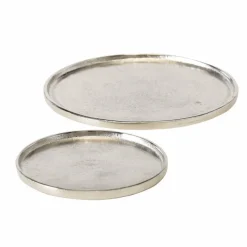 Runde fade i rå aluminium / Sæt Ø.18 + Ø.27