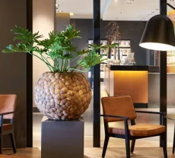 Rund krukke / bowl med coconut - 3 str.