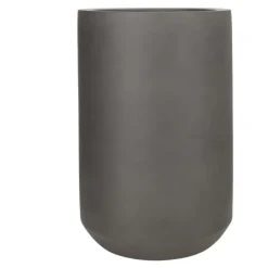 Sort, Hvid eller Grå krukke i mat fiberstone - H.53cm + H.65cm