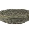 Stor dekorationsfad / rattanbakke i flettet rattan/pil - Ø.60cm
