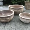Store lave terracotta krukker / Antik look
