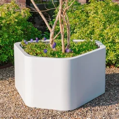 Store organic SHAPE plantekasser i glasfiber - Udendørs + Indendørs