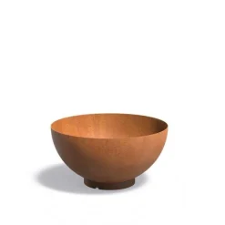 Stor skål/bowle i 4mm corten rust - Ø.80 + Ø.100 + Ø.120