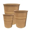 Terracotta krukker med bånd i sæt - 3stk