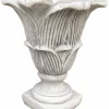 Vase i hvid antik beton - H.50xØ.49cm