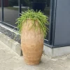 Vase med vintage mønster i Terracotta - H.65xØ.35