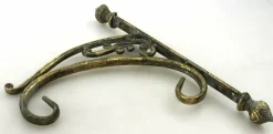 Vintage Ampelkrog / lanternekrog i guld antik