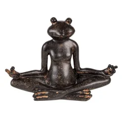 Yoga frøer i sæt - Brun antik